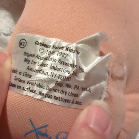 Original Cabbage Patch Doll 1978 - 1982 Long Brown Hair/ Eyes Signed Mint:No box - Picture 9 of 16